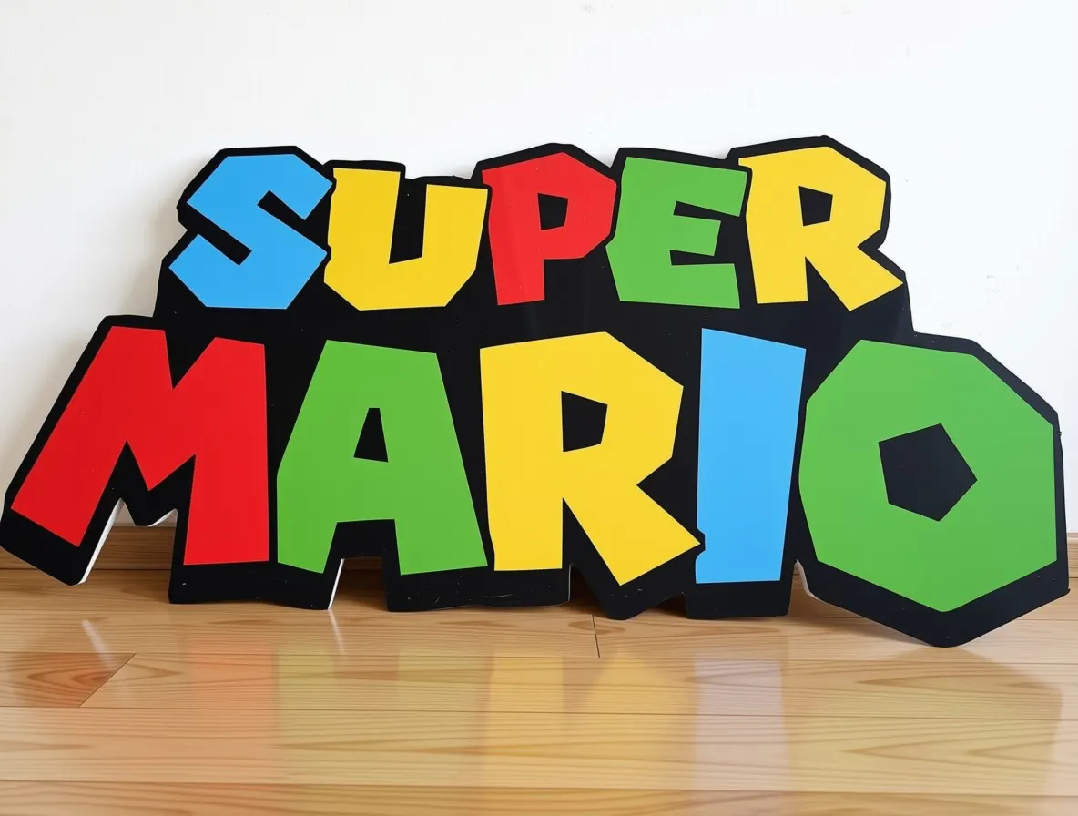 Super Mario PVC logo