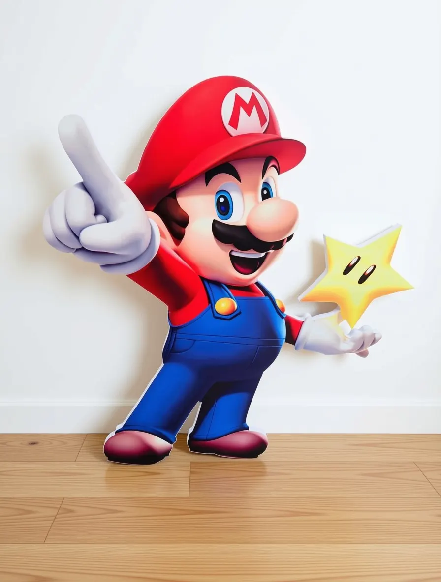 Mario with Super Star