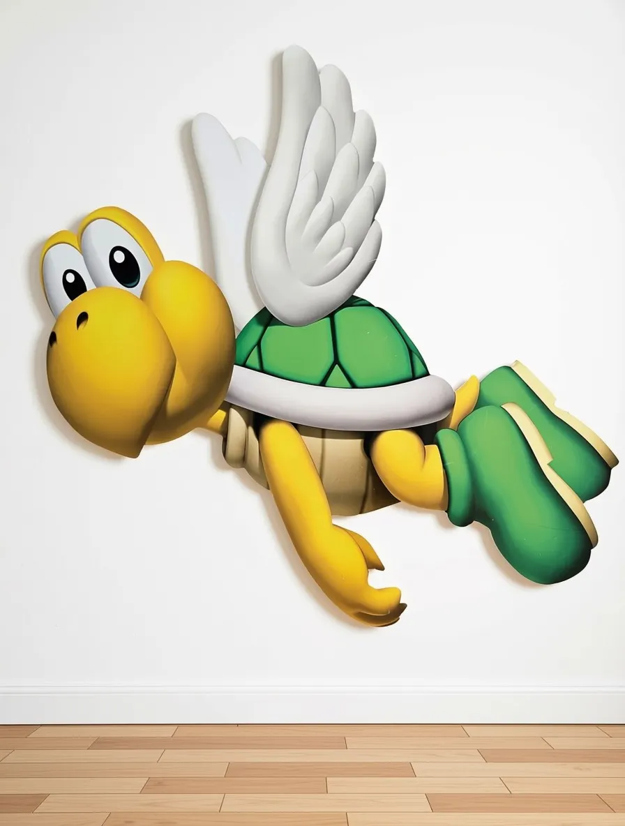 Flying green Koopa
